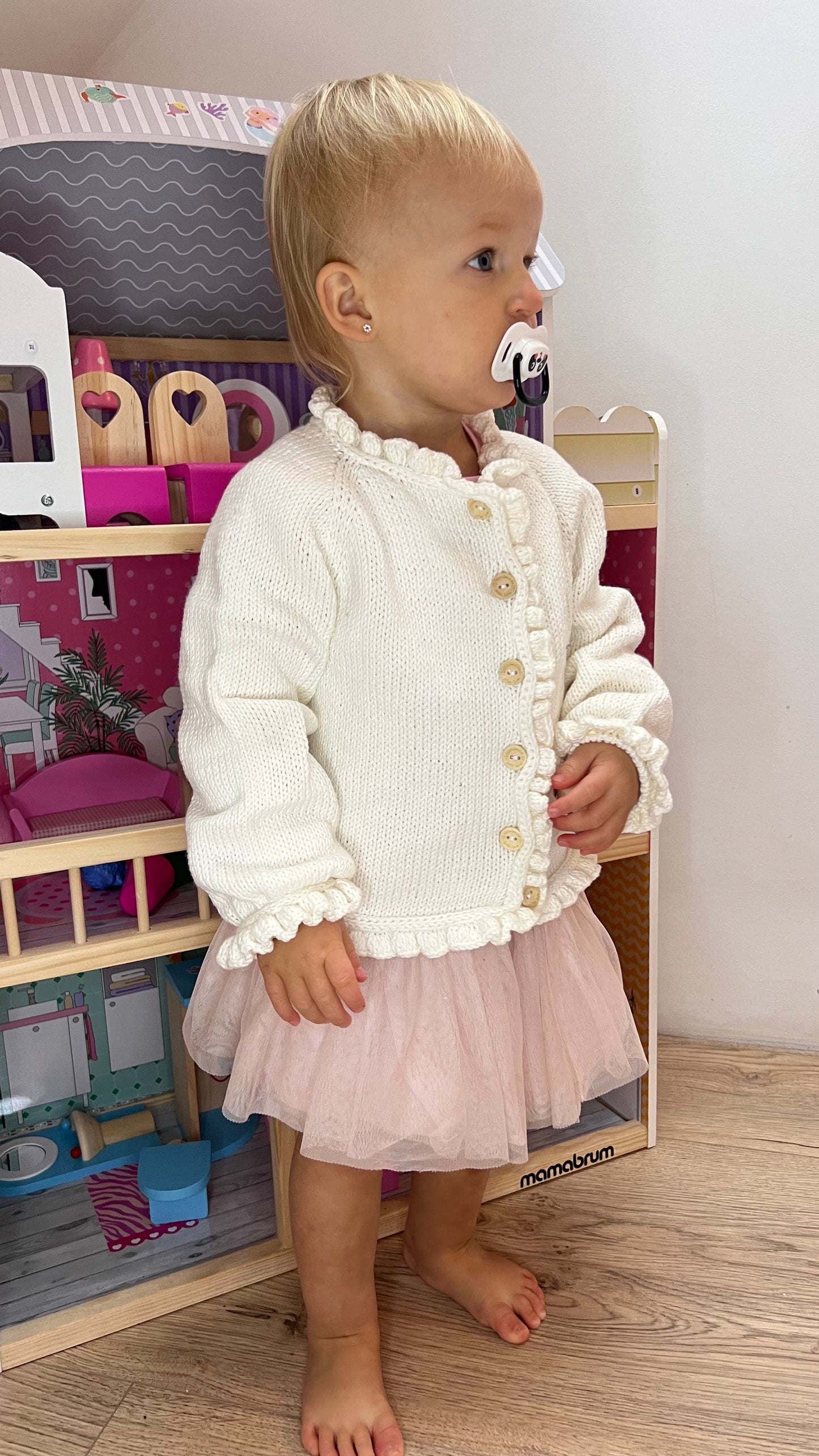 Sweterek Bawełna organiczna Handmade