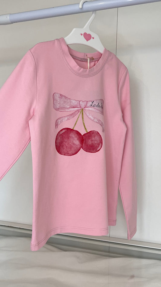 Koszulka z długim rękawem Wiśnie