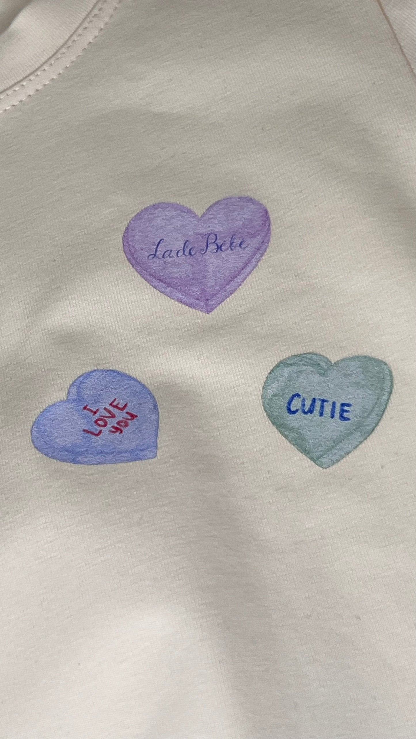 Koszulka z długim rękawem Serca